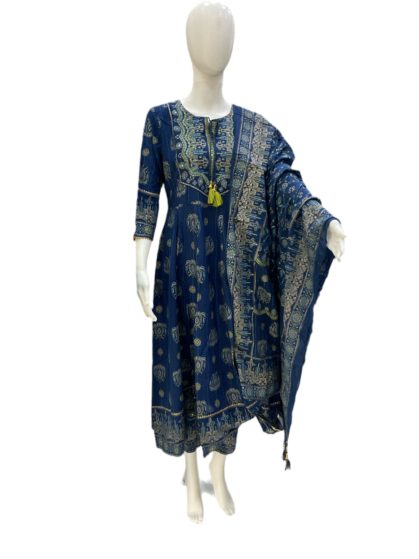 Blue Anarkali Suit